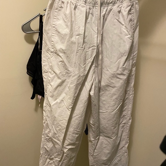 white parachute joggers - Picture 2 of 4